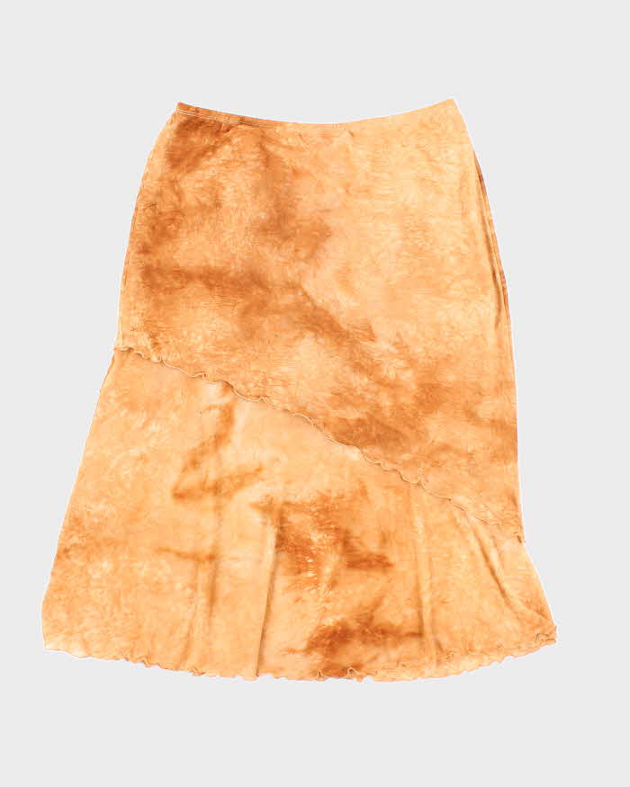 Vintage Y2k 00s Suzy Mesh Crinkle Skirt - S