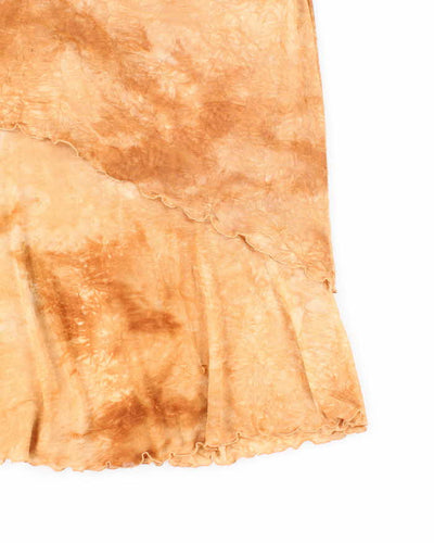 Vintage Y2k 00s Suzy Mesh Crinkle Skirt - S