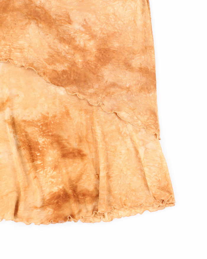 Vintage Y2k 00s Suzy Mesh Crinkle Skirt - S