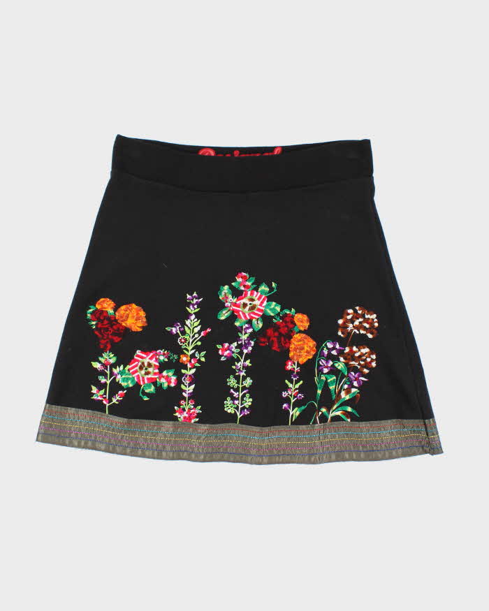 Vintage Y2k 00s Desigual Embroidered Skirt - M