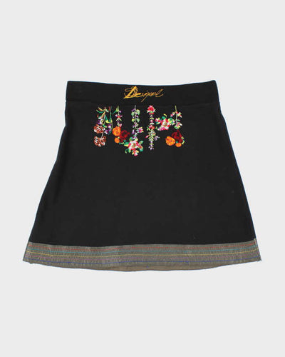 Vintage Y2k 00s Desigual Embroidered Skirt - M