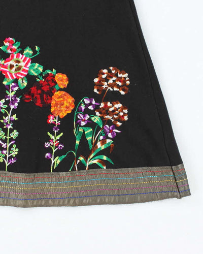 Vintage Y2k 00s Desigual Embroidered Skirt - M