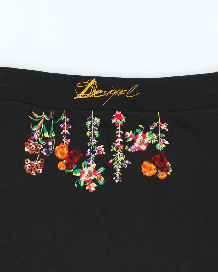 Vintage Y2k 00s Desigual Embroidered Skirt - M