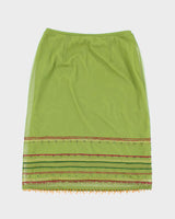 Vintage 90s 00s Express Beaded Skirt - XS