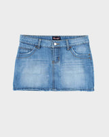 Vintage Y2k 00s Raifi Denim Mini Skirt - S