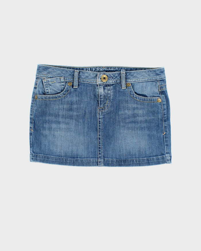 Vintage Y2k 00s Guess Denim Mini Skirt - S