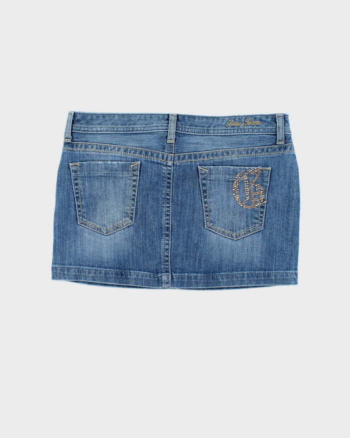 Vintage Y2k 00s Guess Denim Mini Skirt - S