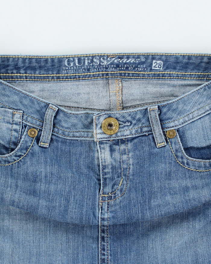 Vintage Y2k 00s Guess Denim Mini Skirt - S