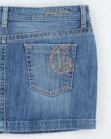 Vintage Y2k 00s Guess Denim Mini Skirt - S