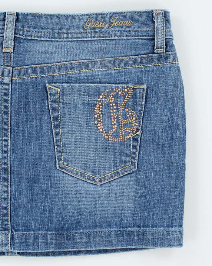 Vintage Y2k 00s Guess Denim Mini Skirt - S