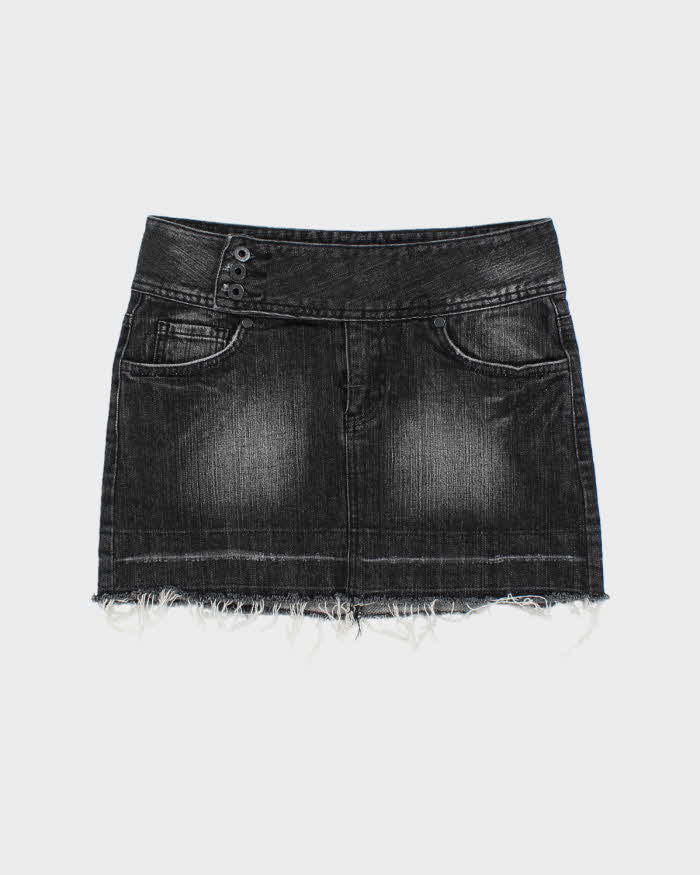 Vintage Y2k 00s Yb Denim Mini Skirt - XS