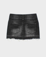 Vintage Y2k 00s Yb Denim Mini Skirt - XS