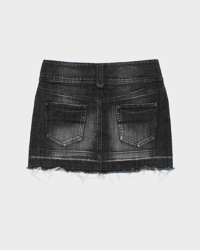 Vintage Y2k 00s Yb Denim Mini Skirt - XS