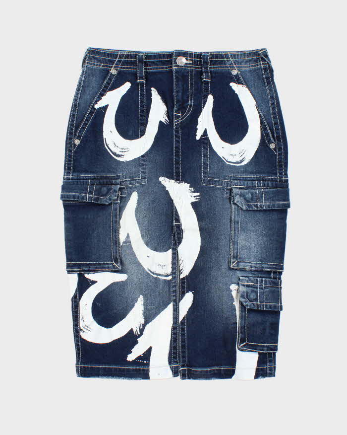 Vintage Y2k 00s True Religion Denim Skirt - S