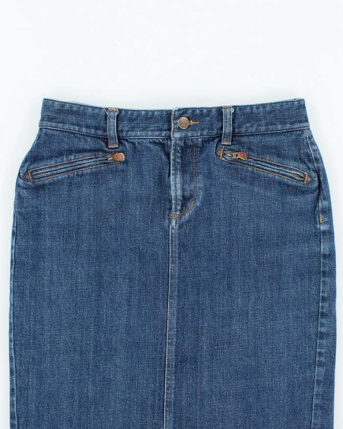 Vintage 00s Ralph Lauren Denim Skirt - XS