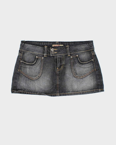 Vintage Y2k 00s Paris Blue Denim Mini Skirt - S