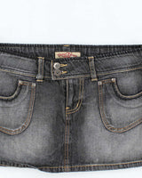 Vintage Y2k 00s Paris Blue Denim Mini Skirt - S