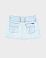 Vintage Y2k 00s Bubblegum Denim Mini Skirt - S