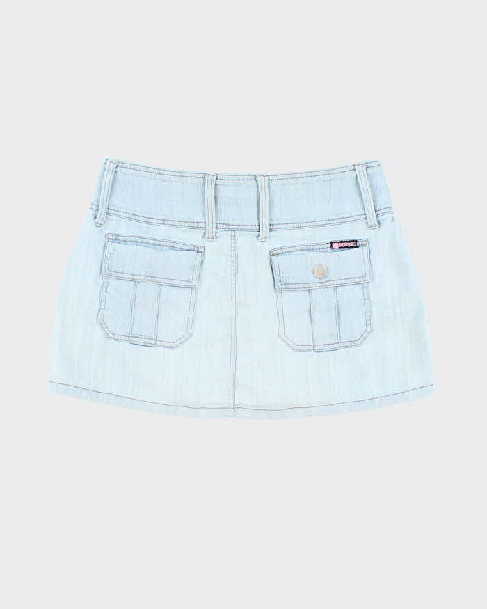Vintage Y2k 00s Bubblegum Denim Mini Skirt - S