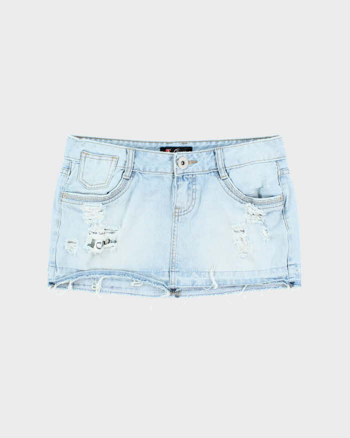 Vintage Y2k 00s Guess Denim Mini Skirt - S