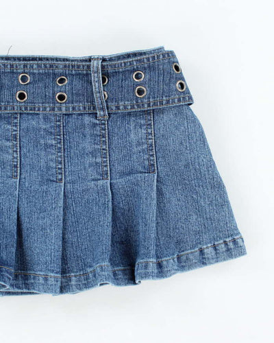 Vintage Y2k 00s Bongo Denim Mini Skirt - XS