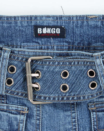 Vintage Y2k 00s Bongo Denim Mini Skirt - XS