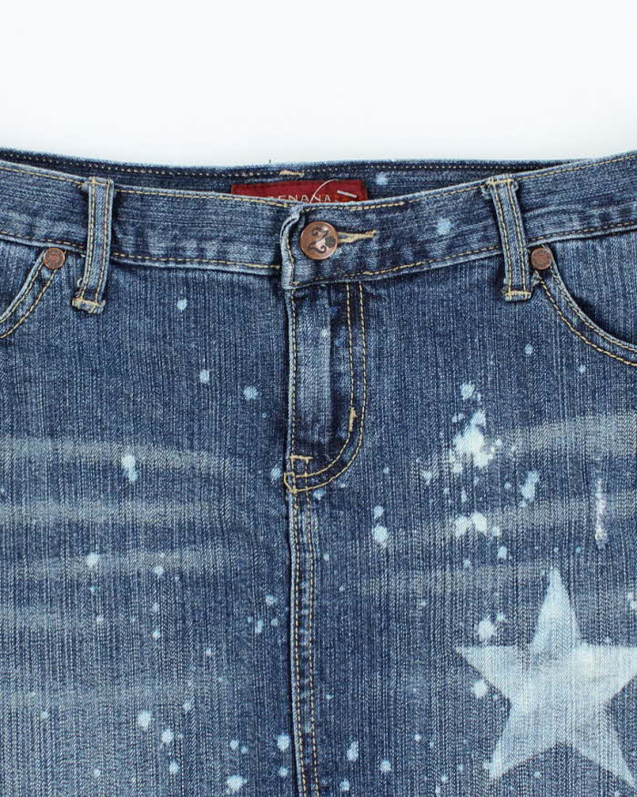 Vintage Y2k 00s Zenana Denim Mini Skirt - S
