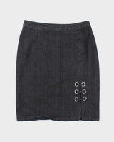Vintage Y2k 00s Focus 2000 Eyelet Skirt - S