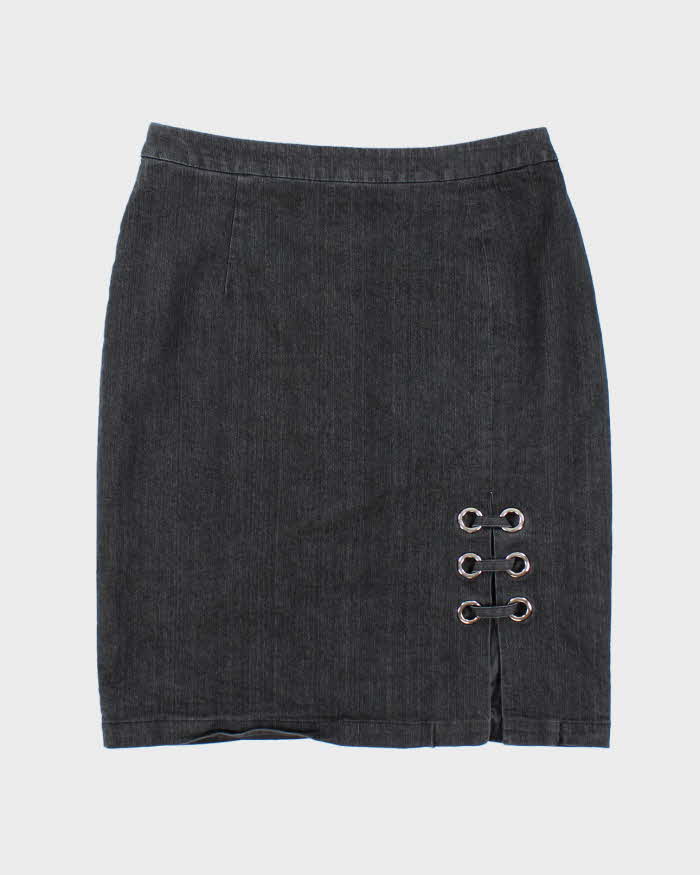 Vintage Y2k 00s Focus 2000 Eyelet Skirt - S