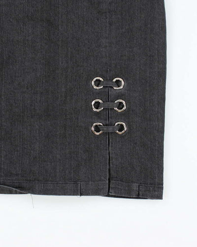Vintage Y2k 00s Focus 2000 Eyelet Skirt - S