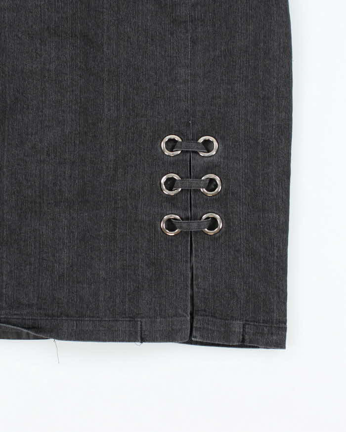 Vintage Y2k 00s Focus 2000 Eyelet Skirt - S