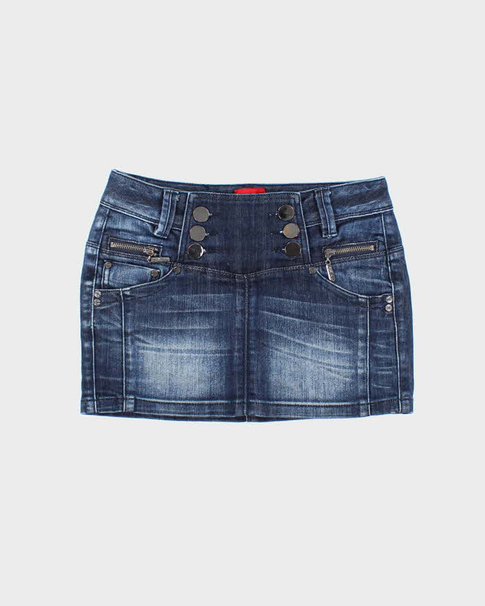 Vera Moda Denim Mini Skirt - S