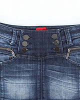 Vera Moda Denim Mini Skirt - S