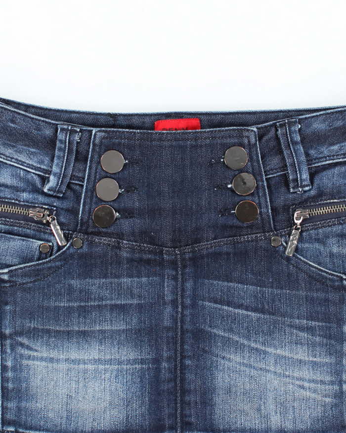 Vera Moda Denim Mini Skirt - S
