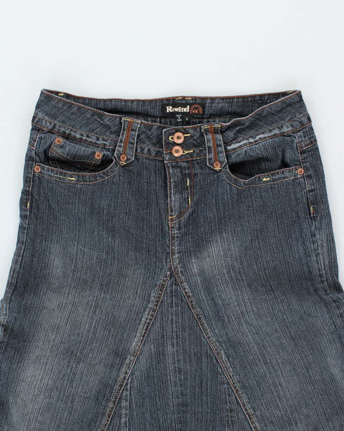 Vintage Y2k 00s Rewind Denim Skirt - S