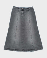 Vintage Y2k 00s Ovisse Denim Skirt - XS