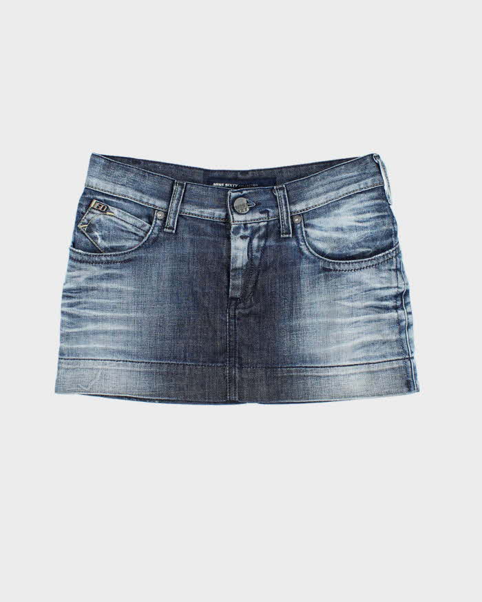 Vintage Y2k 00s Miss Sixty Denim Mini Skirt - XS