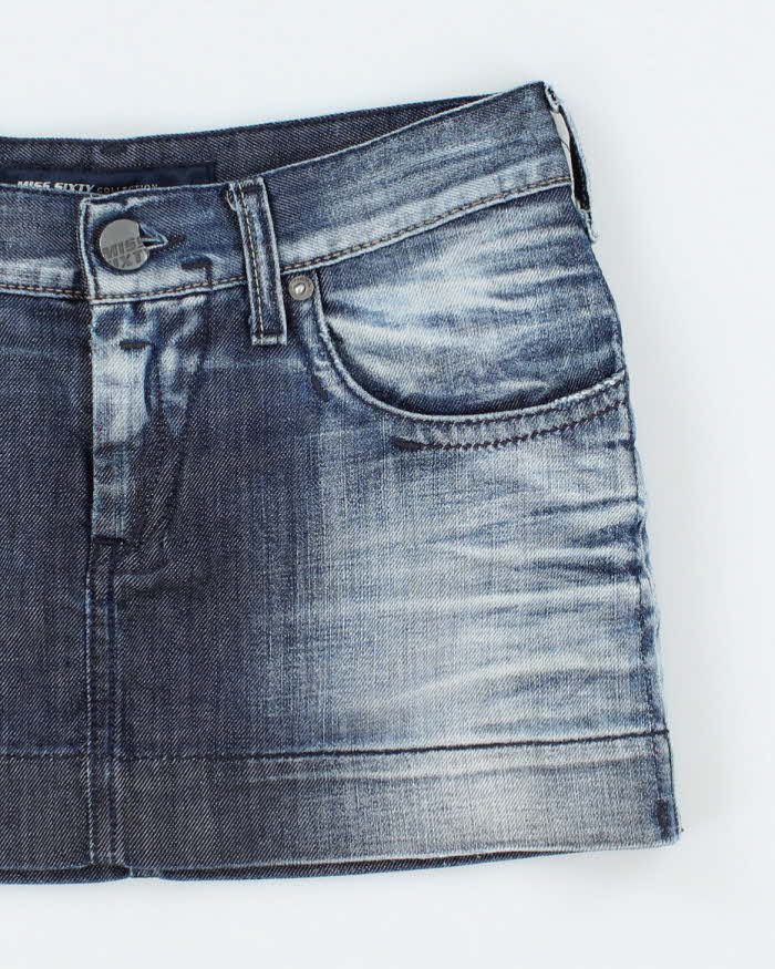Vintage Y2k 00s Miss Sixty Denim Mini Skirt - XS