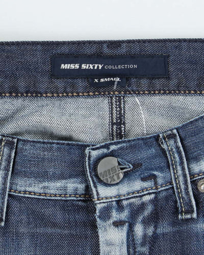 Vintage Y2k 00s Miss Sixty Denim Mini Skirt - XS
