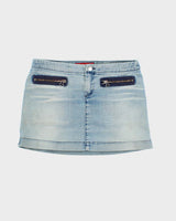 Vintage Y2k 00s Miss Sixty Denim Mini Skirt - S