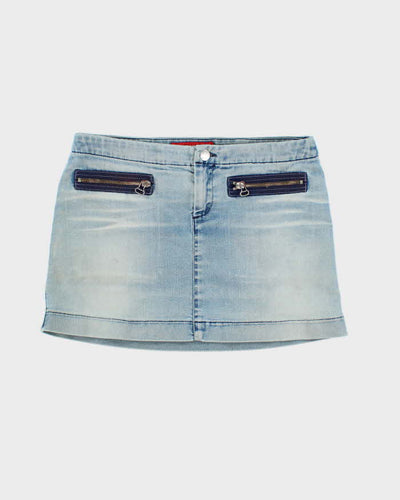 Vintage Y2k 00s Miss Sixty Denim Mini Skirt - S