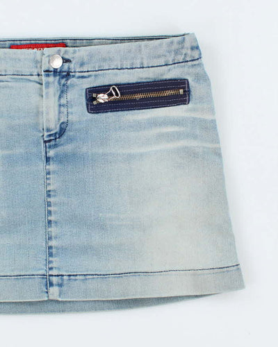 Vintage Y2k 00s Miss Sixty Denim Mini Skirt - S