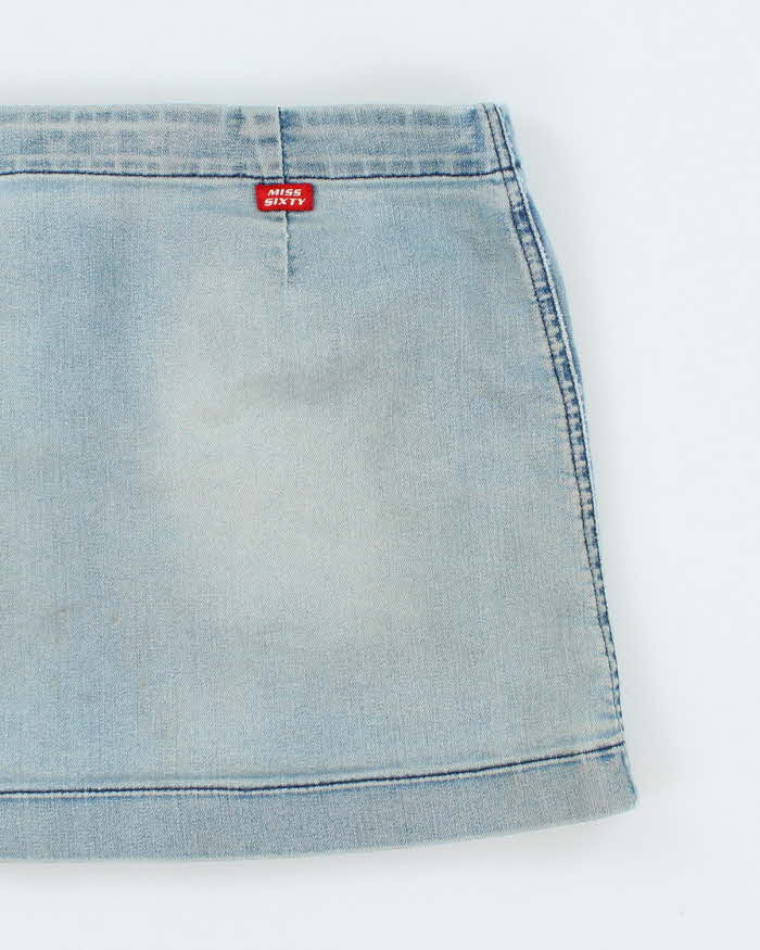 Vintage Y2k 00s Miss Sixty Denim Mini Skirt - S