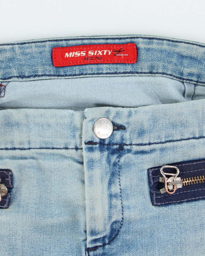 Vintage Y2k 00s Miss Sixty Denim Mini Skirt - S