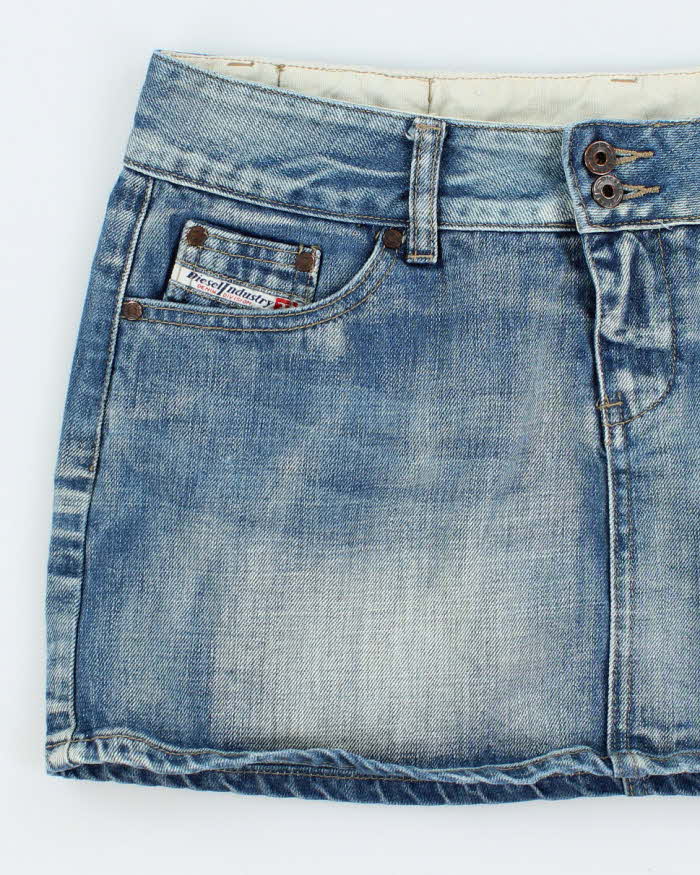 Vintage Y2k 00s Diesel Denim Mini Skirt - S