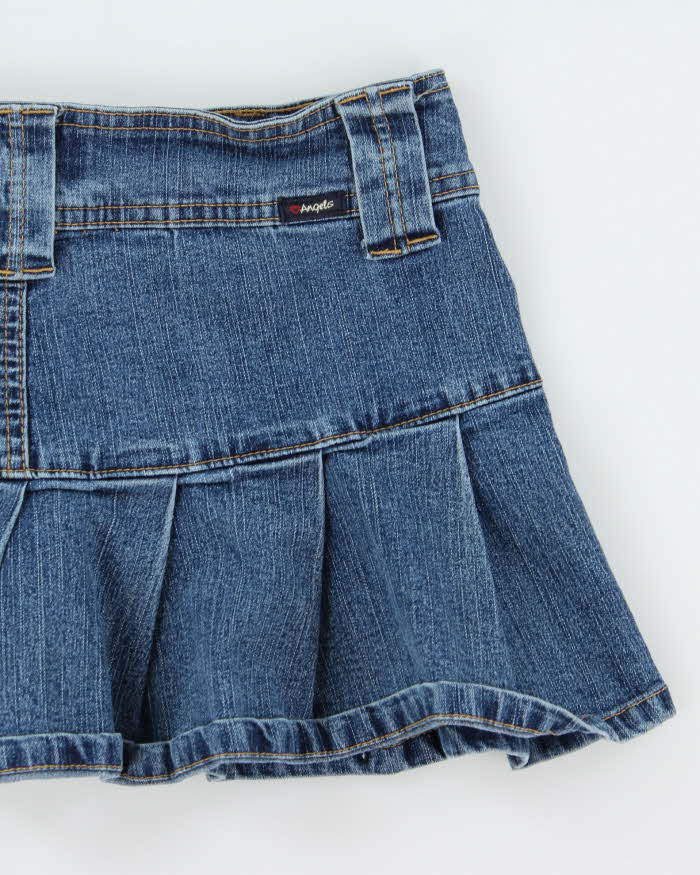 Vintage Y2k 00s Angels Denim Mini Skirt - S