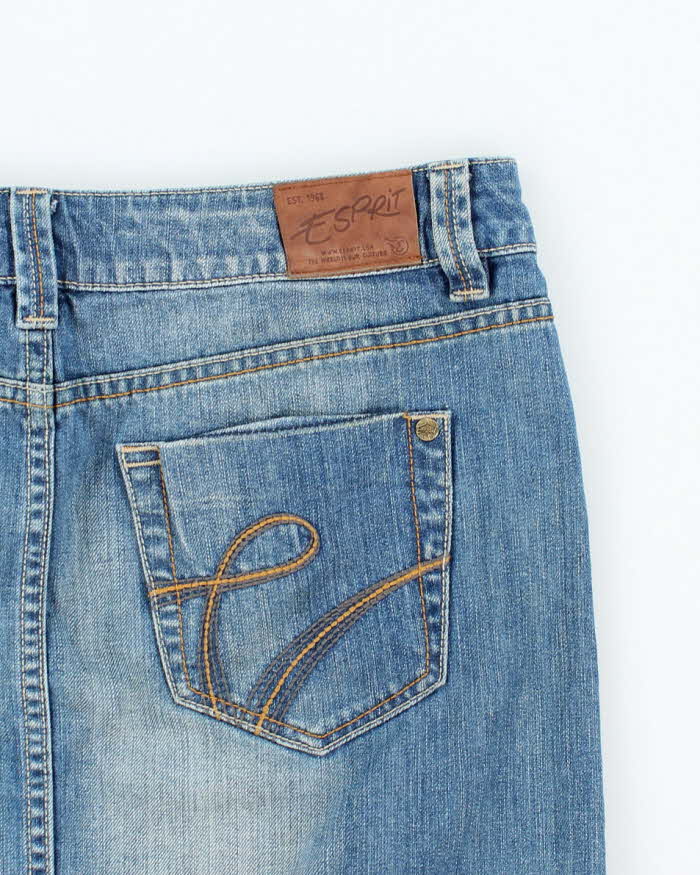 Vintage Y2k 00s Espirt Denim Mini Skirt - S