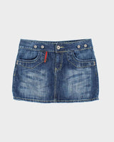Vintage Y2k 00s RH Denim Mini Skirt - S