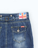Vintage Y2k 00s RH Denim Mini Skirt - S
