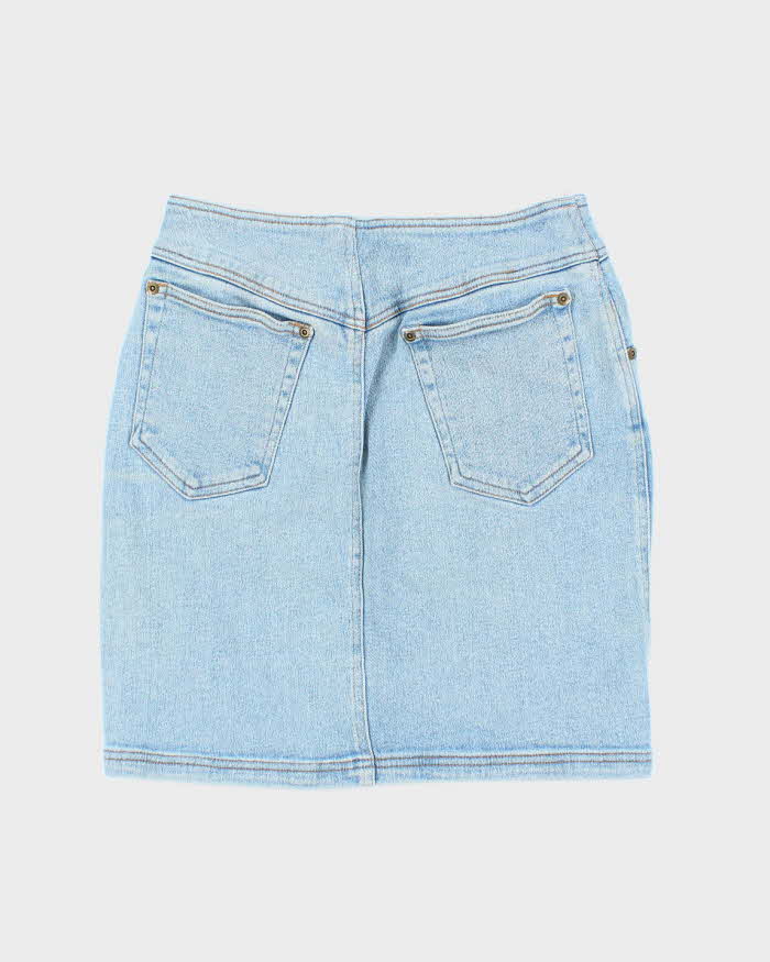 Vintage Y2k 00s DKNY Zip Denim Skirt - XS